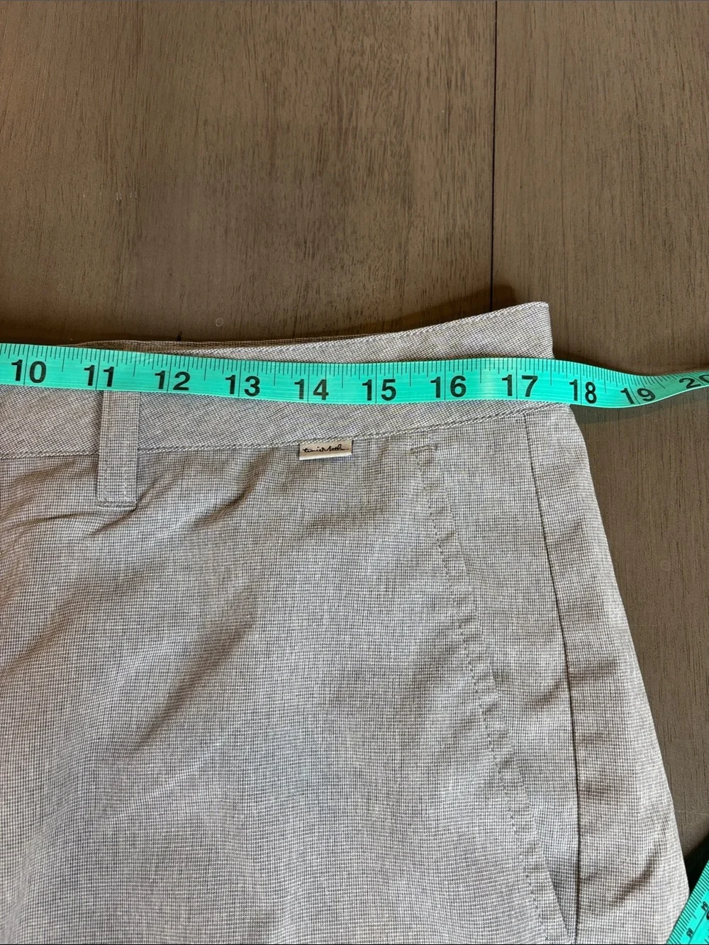 🩶 Travis Mathew Gray White Golf Casual Shorts Men’s 34 Stretch 🩶 - Picture 4 of 8